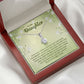 To My Daughter Nothing That Could Lessen My Love For You Alluring Ribbon Necklace Message Card-Express Your Love Gifts