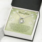To My Daughter Nothing That Could Lessen My Love For You Forever Necklace w Message Card-Express Your Love Gifts