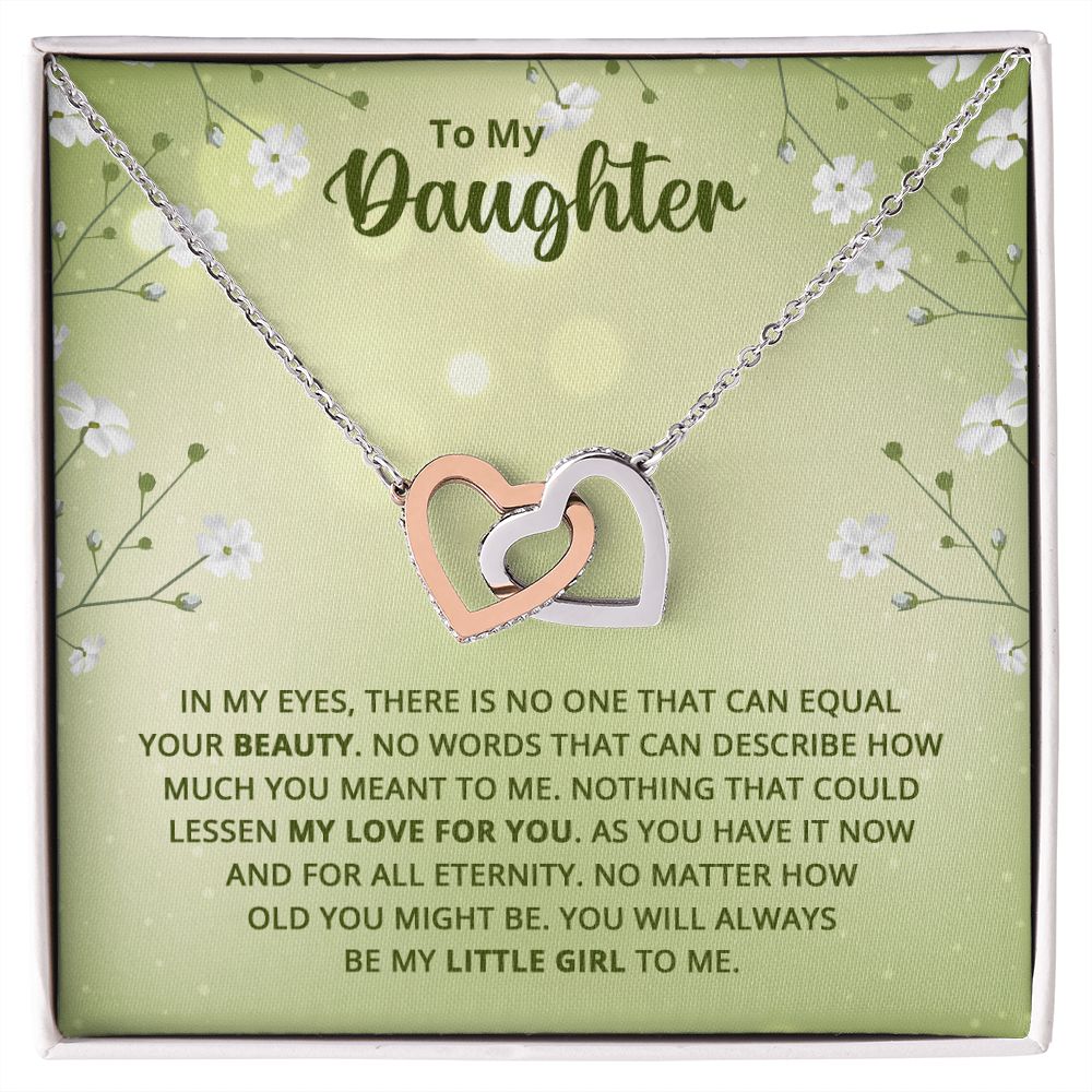 To My Daughter Nothing That Could Lessen My Love For You Inseparable Necklace-Express Your Love Gifts
