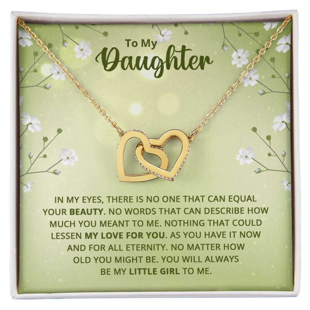 To My Daughter Nothing That Could Lessen My Love For You Inseparable Necklace-Express Your Love Gifts