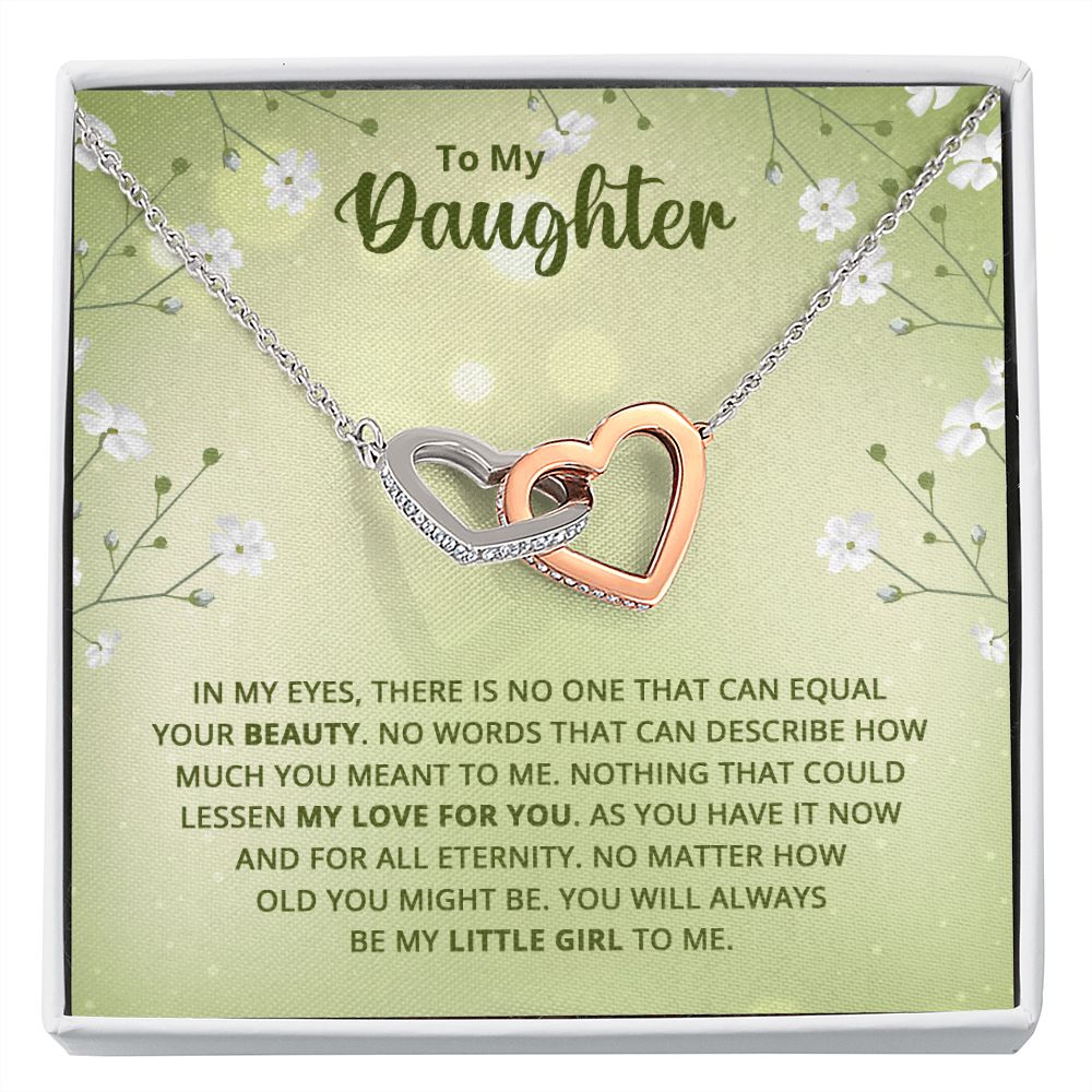 To My Daughter Nothing That Could Lessen My Love For You Inseparable Necklace-Express Your Love Gifts