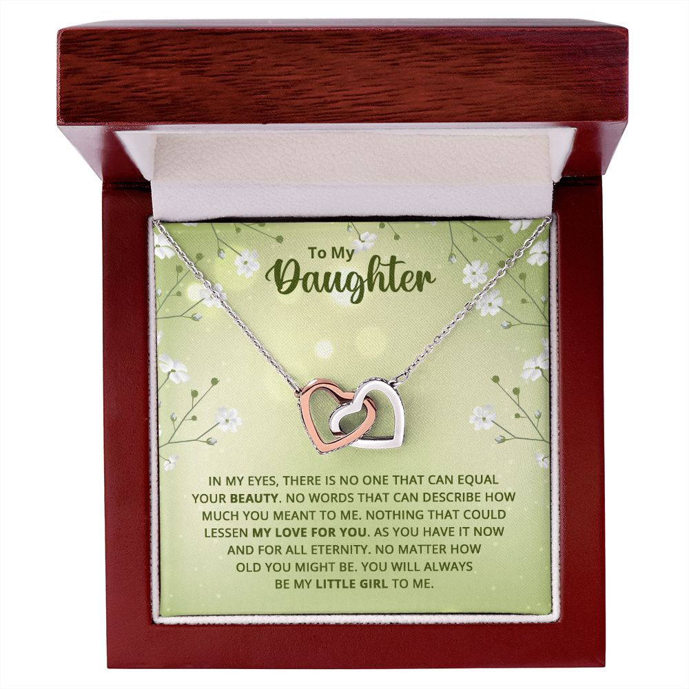 To My Daughter Nothing That Could Lessen My Love For You Inseparable Necklace-Express Your Love Gifts