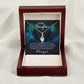 To My Daughter One of the Greatest Joys of a Parent Alluring Ribbon Necklace Message Card-Express Your Love Gifts