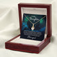 To My Daughter One of the Greatest Joys of a Parent Alluring Ribbon Necklace Message Card-Express Your Love Gifts
