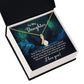 To My Daughter One of the Greatest Joys of a Parent Alluring Ribbon Necklace Message Card-Express Your Love Gifts