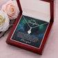 To My Daughter One of the Greatest Joys of a Parent Alluring Ribbon Necklace Message Card-Express Your Love Gifts