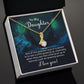 To My Daughter One of the Greatest Joys of a Parent Alluring Ribbon Necklace Message Card-Express Your Love Gifts