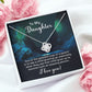 To My Daughter One of the Greatest Joys of a Parent Infinity Knot Necklace Message Card-Express Your Love Gifts
