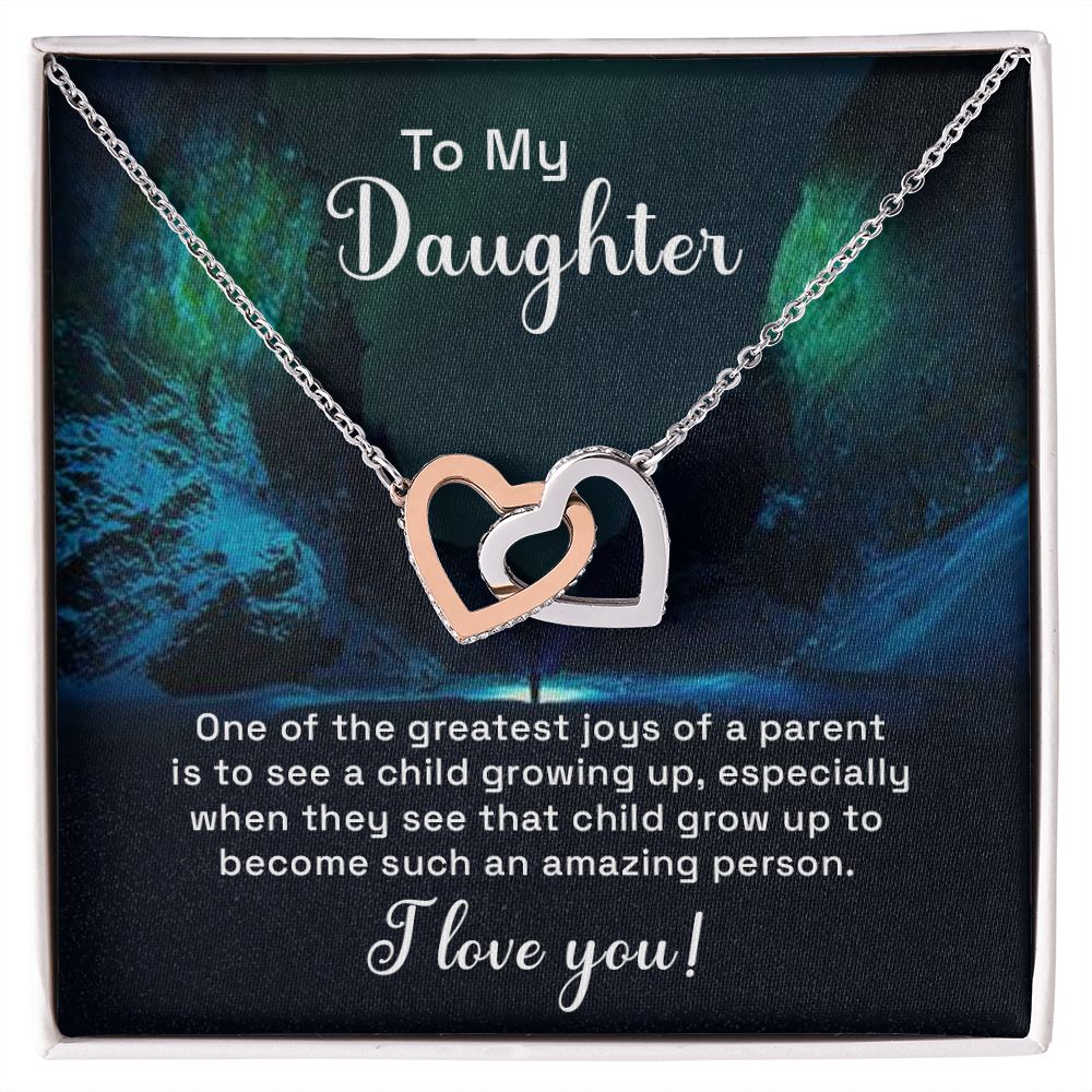 To My Daughter One of the Greatest Joys of a Parent Inseparable Necklace-Express Your Love Gifts