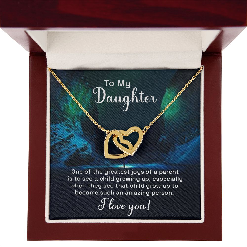 To My Daughter One of the Greatest Joys of a Parent Inseparable Necklace-Express Your Love Gifts