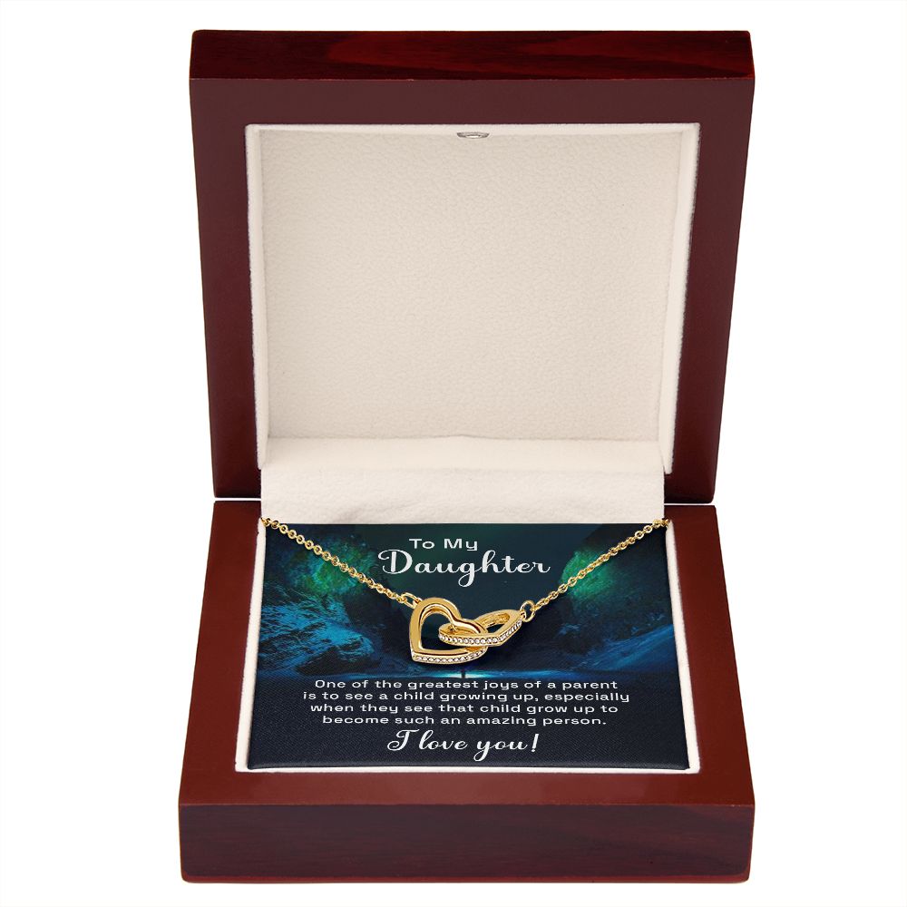 To My Daughter One of the Greatest Joys of a Parent Inseparable Necklace-Express Your Love Gifts