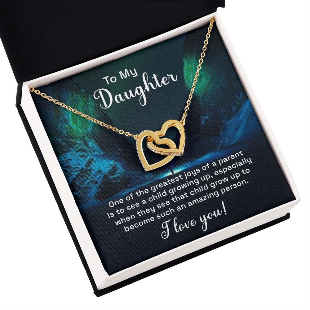 To My Daughter One of the Greatest Joys of a Parent Inseparable Necklace-Express Your Love Gifts