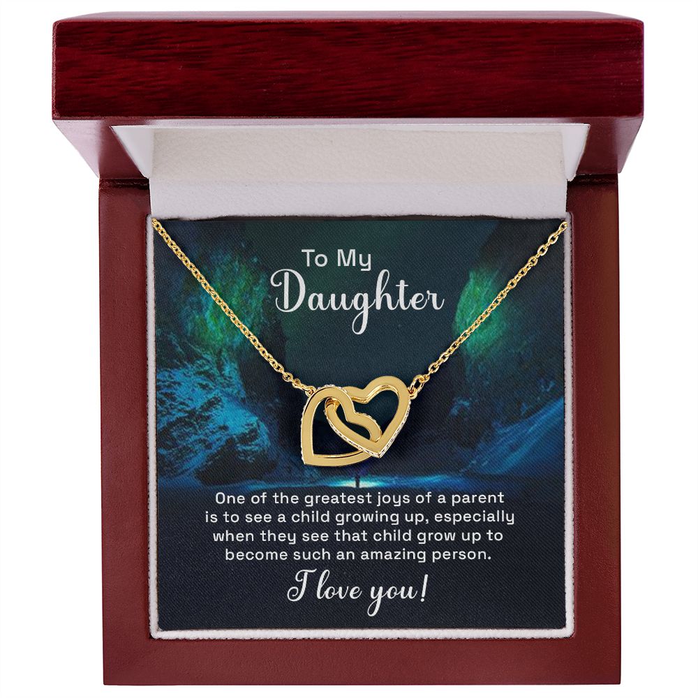 To My Daughter One of the Greatest Joys of a Parent Inseparable Necklace-Express Your Love Gifts
