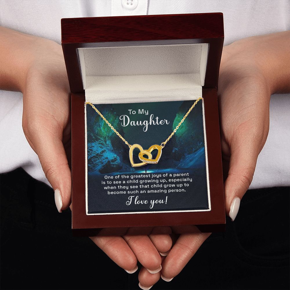 To My Daughter One of the Greatest Joys of a Parent Inseparable Necklace-Express Your Love Gifts