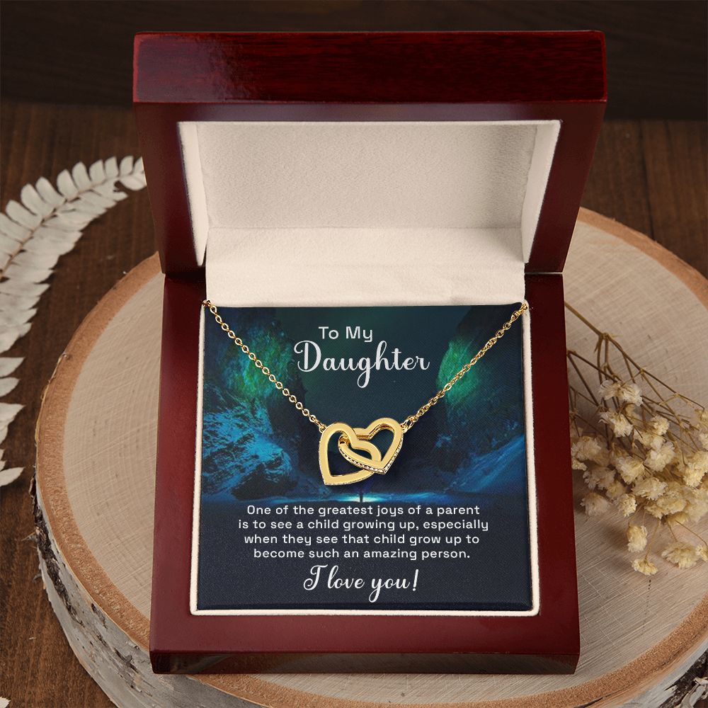 To My Daughter One of the Greatest Joys of a Parent Inseparable Necklace-Express Your Love Gifts