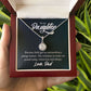 To My Daughter Precious Little Girl Eternal Hope Necklace Message Card-Express Your Love Gifts