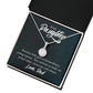 To My Daughter Precious Little Girl Eternal Hope Necklace Message Card-Express Your Love Gifts