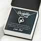 To My Daughter Precious Little Girl Forever Necklace w Message Card-Express Your Love Gifts