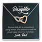 To My Daughter Precious Little Girl Inseparable Necklace-Express Your Love Gifts