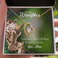 To My Daughter Rain or Shine From Mom Forever Necklace w Message Card-Express Your Love Gifts