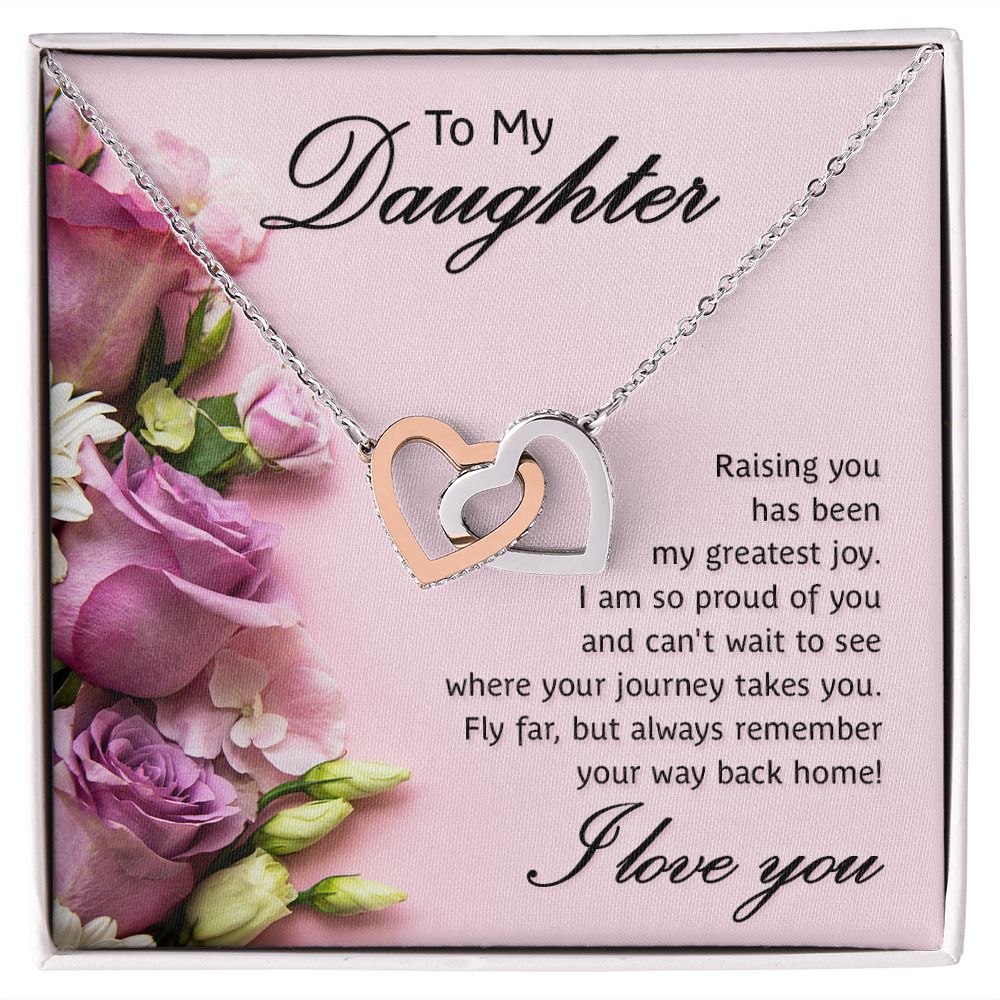 To My Daughter Raising You Inseparable Necklace-Express Your Love Gifts