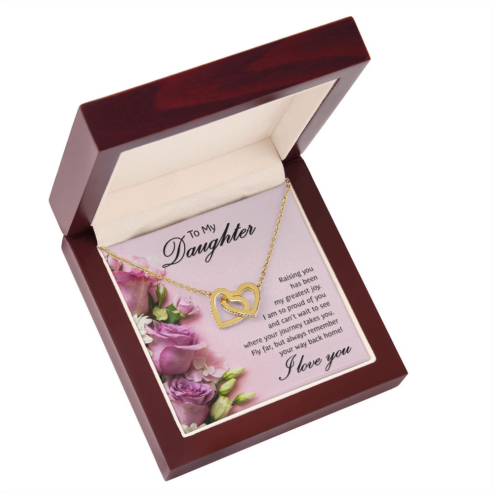 To My Daughter Raising You Inseparable Necklace-Express Your Love Gifts