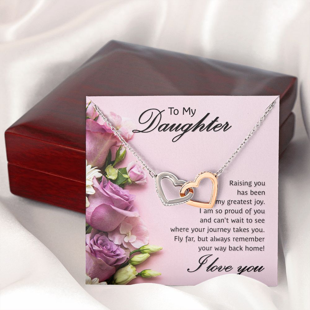 To My Daughter Raising You Inseparable Necklace-Express Your Love Gifts