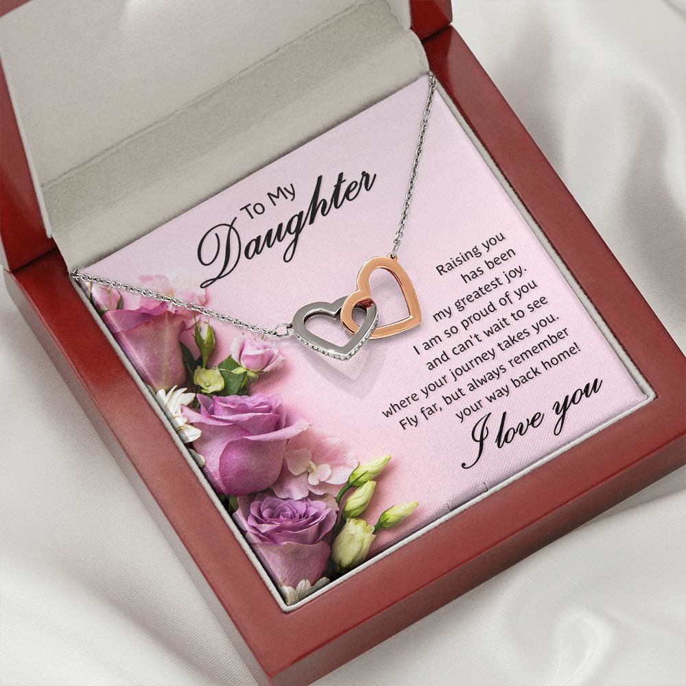 To My Daughter Raising You Inseparable Necklace-Express Your Love Gifts