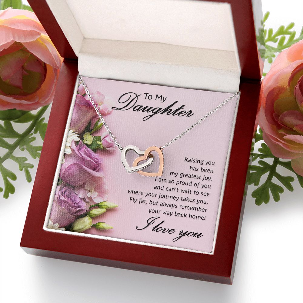 To My Daughter Raising You Inseparable Necklace-Express Your Love Gifts