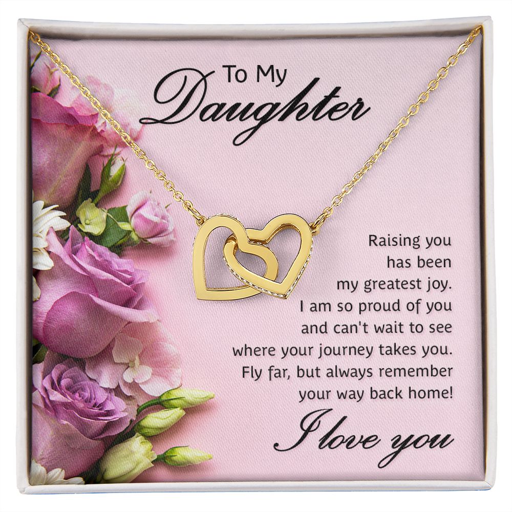 To My Daughter Raising You Inseparable Necklace-Express Your Love Gifts