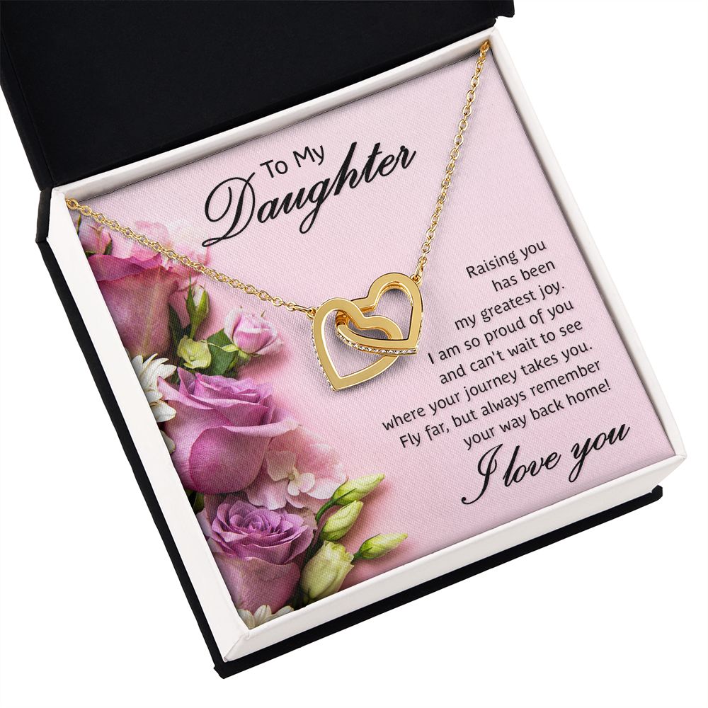 To My Daughter Raising You Inseparable Necklace-Express Your Love Gifts
