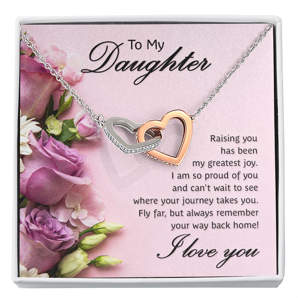 To My Daughter Raising You Inseparable Necklace-Express Your Love Gifts