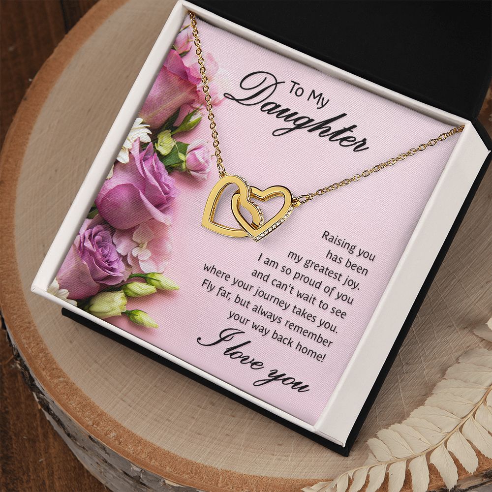 To My Daughter Raising You Inseparable Necklace-Express Your Love Gifts