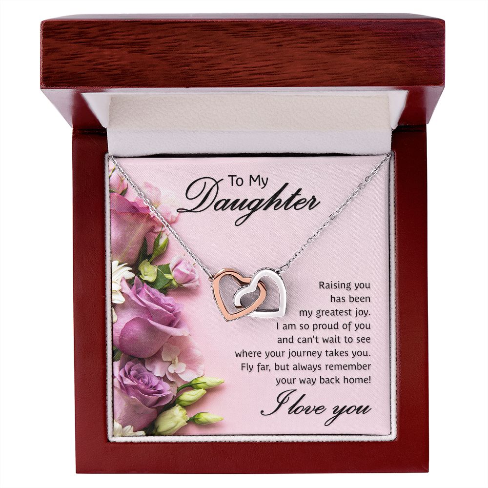 To My Daughter Raising You Inseparable Necklace-Express Your Love Gifts