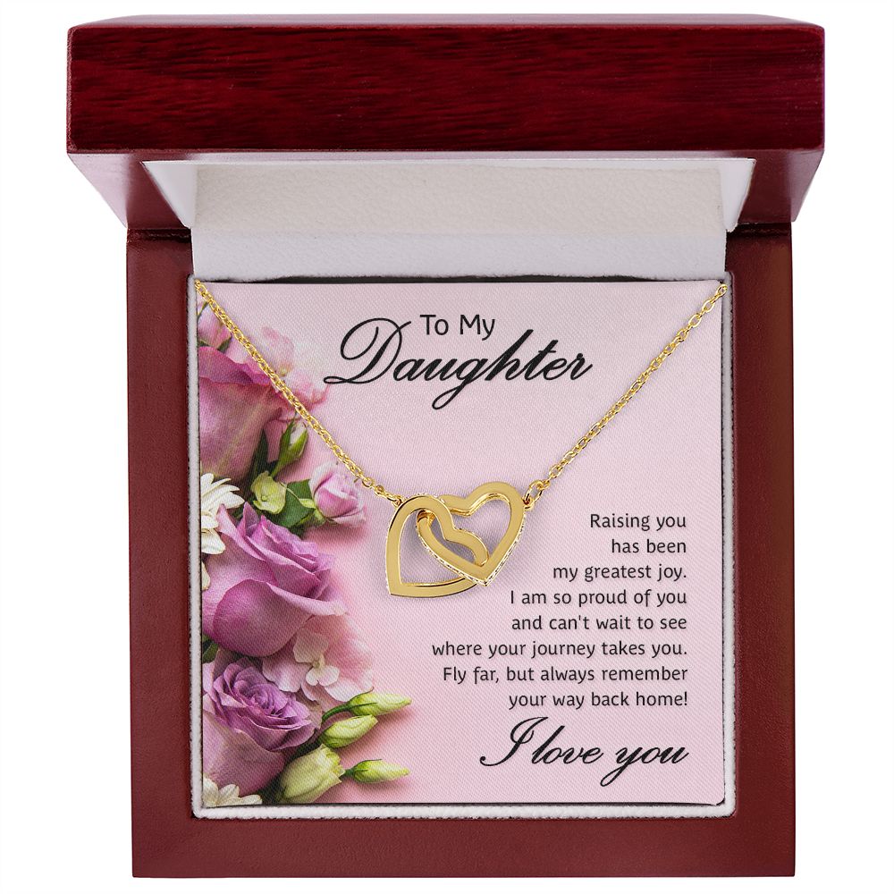 To My Daughter Raising You Inseparable Necklace-Express Your Love Gifts
