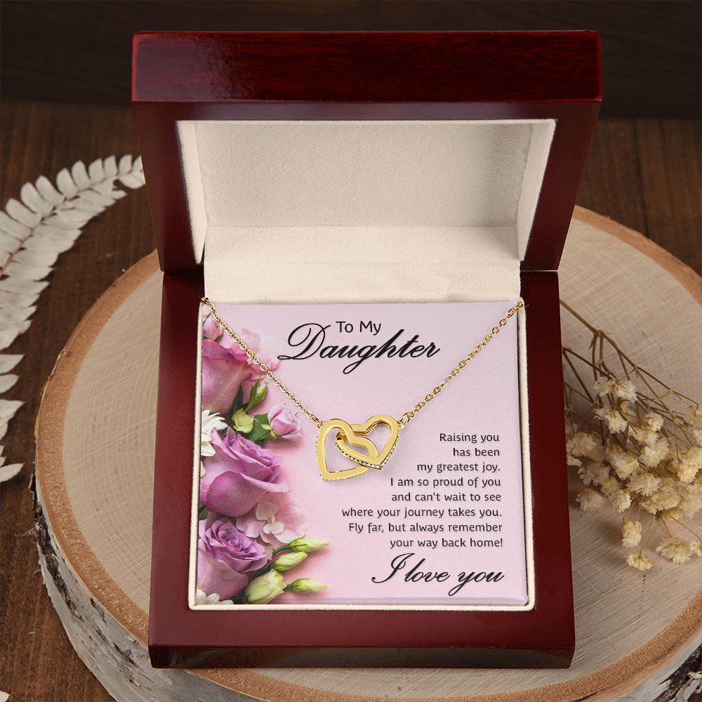 To My Daughter Raising You Inseparable Necklace-Express Your Love Gifts