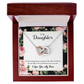 To My Daughter Ruler of my Heart Inseparable Necklace-Express Your Love Gifts