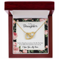 To My Daughter Ruler of my Heart Inseparable Necklace-Express Your Love Gifts