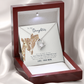 To My Daughter She is My Heart Forever Necklace w Message Card-Express Your Love Gifts