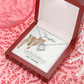 To My Daughter She is My Heart Forever Necklace w Message Card-Express Your Love Gifts