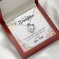 To My Daughter Snuggled to Dad's Heart Forever Necklace w Message Card-Express Your Love Gifts
