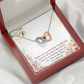 To My Daughter So Many Things to Love About You Inseparable Necklace-Express Your Love Gifts