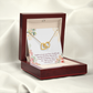 To My Daughter So Many Things to Love About You Inseparable Necklace-Express Your Love Gifts