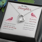 To My Daughter Some Days Are Better Forever Necklace w Message Card-Express Your Love Gifts