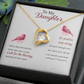 To My Daughter Some Days Are Better Forever Necklace w Message Card-Express Your Love Gifts