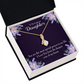 To My Daughter Special Person in My Life Alluring Ribbon Necklace Message Card-Express Your Love Gifts