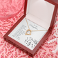 To My Daughter Strength Doesn't Come From What You Can Do Forever Necklace w Message Card-Express Your Love Gifts