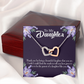 To My Daughter Thank You For Being a Beautiful Daughter Inseparable Necklace-Express Your Love Gifts