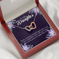 To My Daughter Thank You For Being a Beautiful Daughter Inseparable Necklace-Express Your Love Gifts