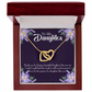 To My Daughter Thank You For Being a Beautiful Daughter Inseparable Necklace-Express Your Love Gifts